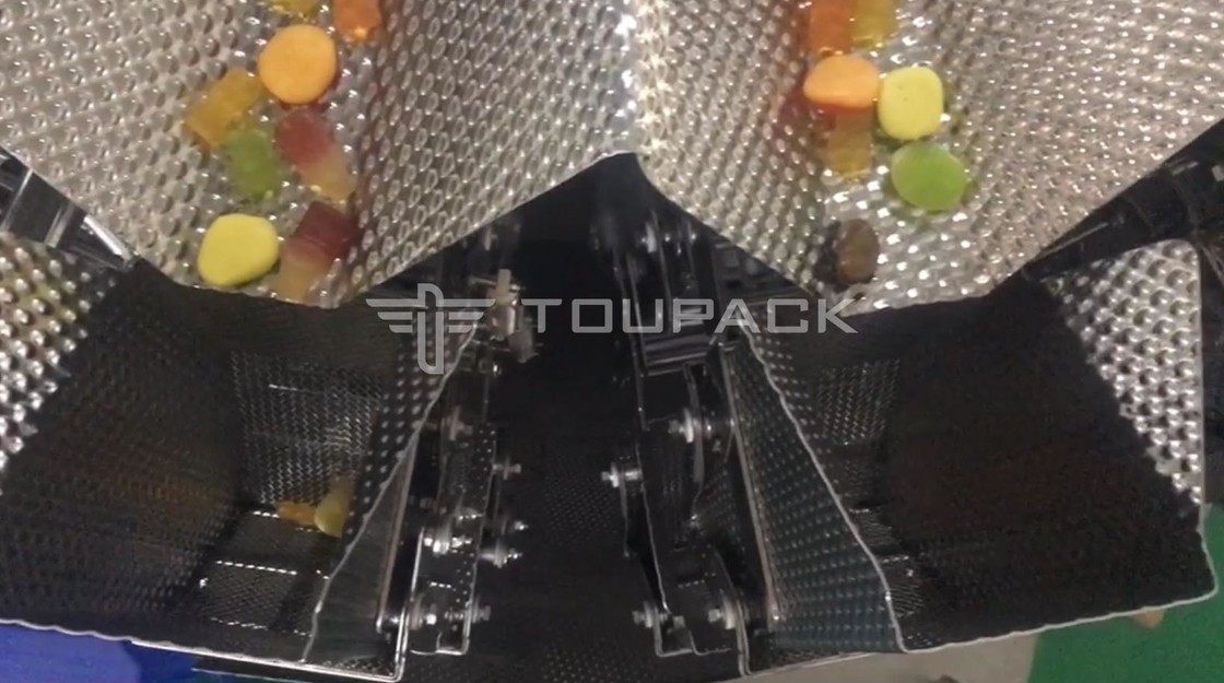 Yastık Çanta Premade Doypack Sakızlı Ayı Şeker için Otomatik Sayma Dolum Paketleme Makinesi