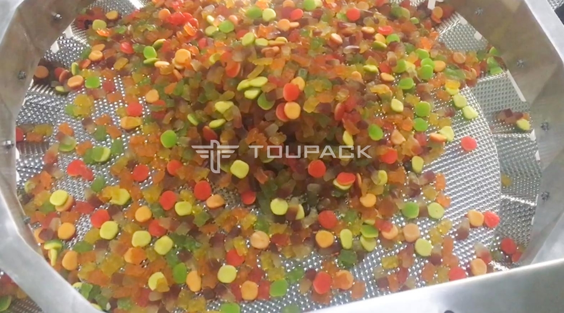 Yastık Çanta Premade Doypack Sakızlı Ayı Şeker için Otomatik Sayma Dolum Paketleme Makinesi