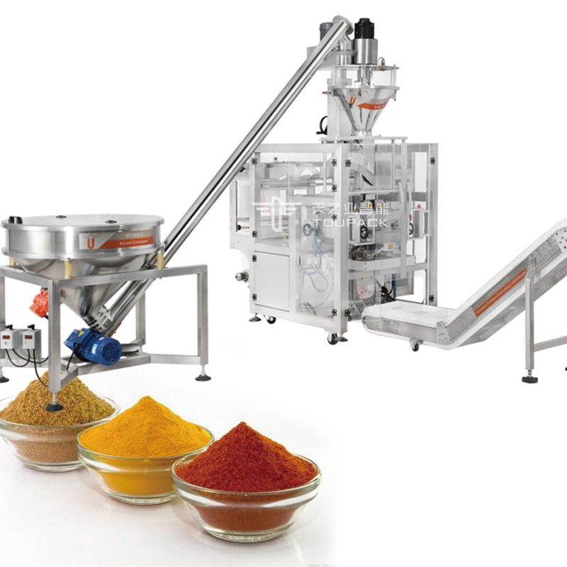 Fabrika kavanozu poşet kahve süt protein baharat toz şişe küçük hacimli poşet toz doldurma makinesi 500g-1000g