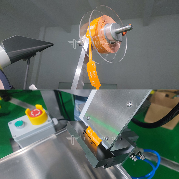Kılavuz Sarımsak Ağı Çanta Paketleme Makinesi Staples ile Yarım Otomatik Zencefil Ağı Çanta Kesme Paketleme Makinesi