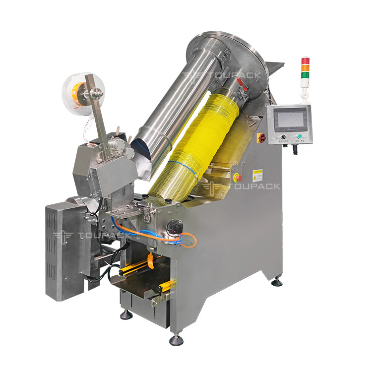 5kg Mesh Bag Packaging Machine Otomatik Taze Meyve Ağ Çantası Sarma Kesme Etiketleme Makinesi