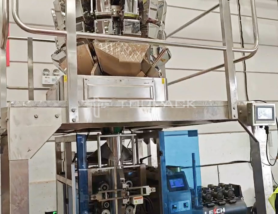 OEM Otomatik Ağırlama Makinesi Poşet Fasulye Çiçekleri Koriander Patates Sarımsak Bebek Havuç Paketleme Makinesi