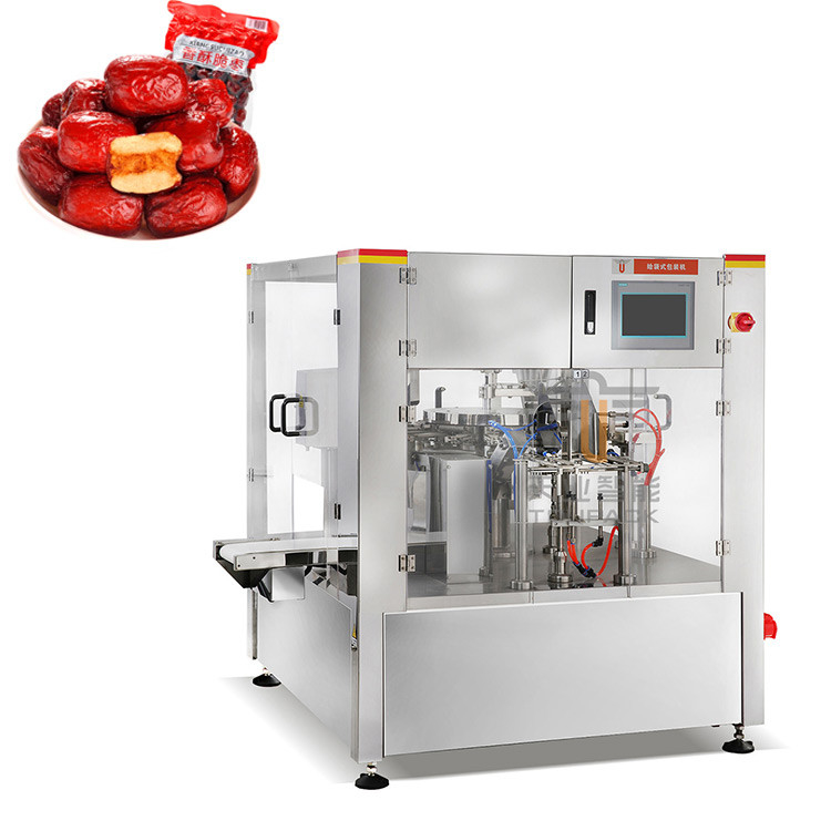 Doypack için otomatik döner torba doldurma ve mühürleme makinesi