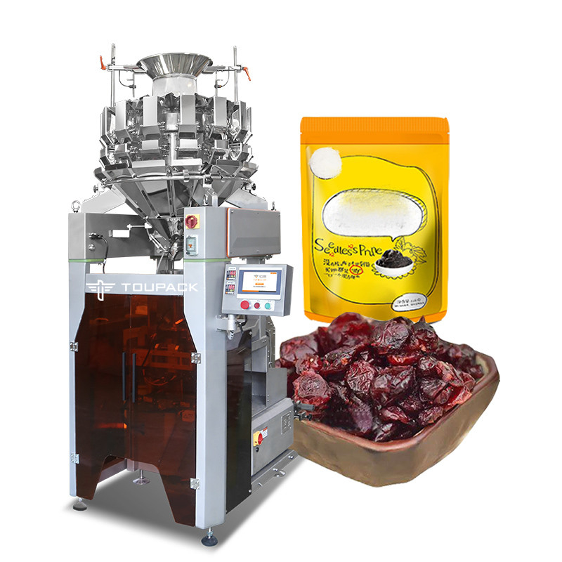 Yüksek Hızlı 120BPM Otomatik Ağlama Paketleme Makinesi Kurutulmuş Erikler Kurutulmuş Sebze Meyve