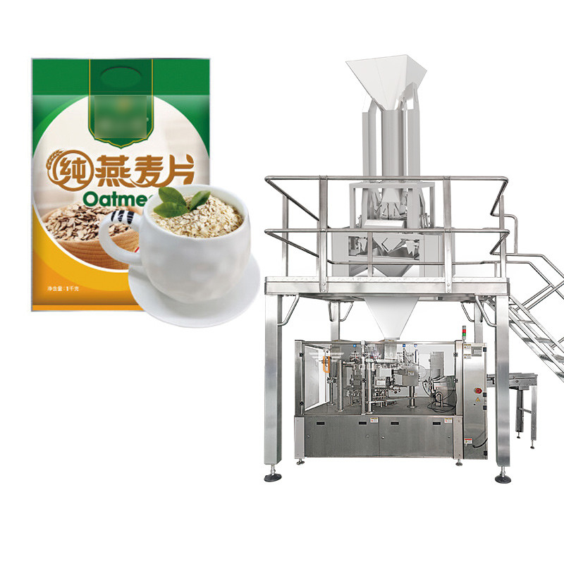 1kg 2kg 5kg Çanta Çantası Pirinç Buğday Mısır Soya Fasulyesi Sorgu Buhar Çokbaşlı Ağırlık Ambalaj Makinesi
