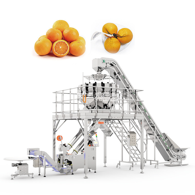Mesh Bag Packing Machine Onion Mesh Bags Clipping Machine Fruits & Vegetables Mesh Bagging Machine Meyve ve sebzeler için kullanılır.