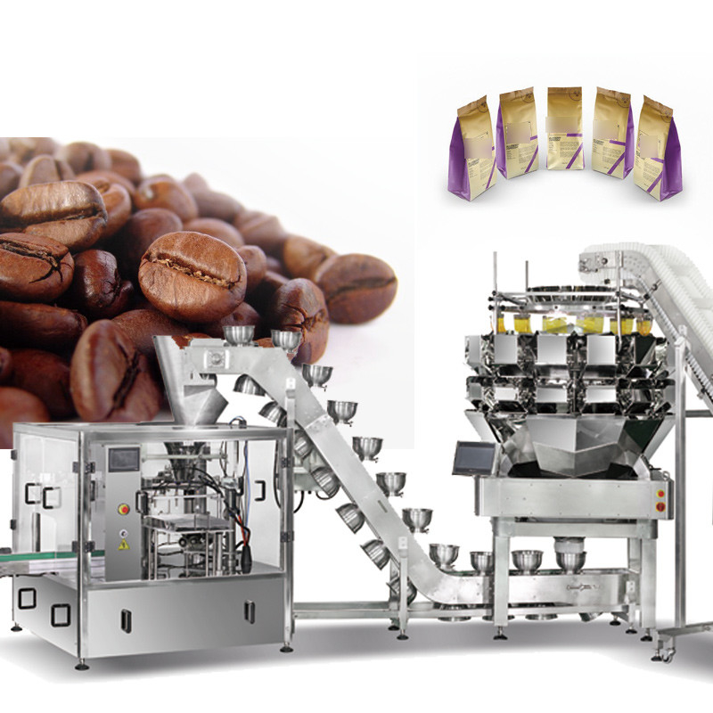Automatic Filling Sealing Stand Up Pouch Premade Bag Doypack Packaging Machine Nuts Dried Fruit Packing Machine