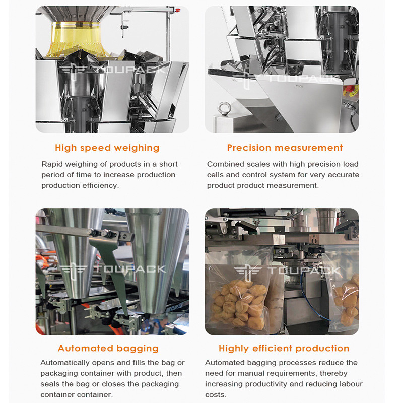 Automatic Filling Sealing Stand Up Pouch Premade Bag Doypack Packaging Machine Nuts Dried Fruit Packing Machine