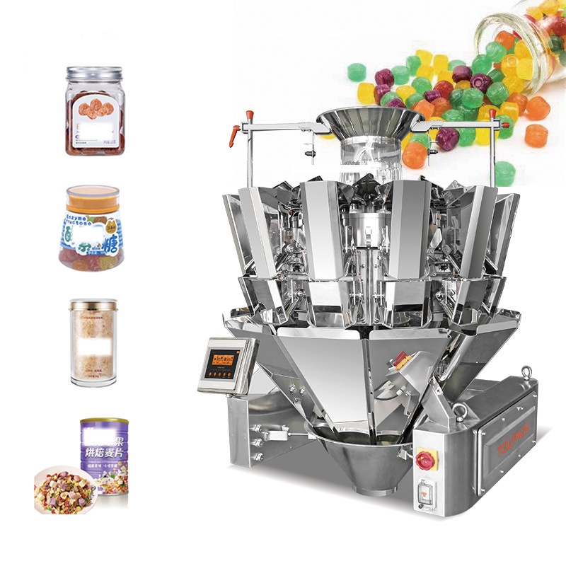 High-accuracy Automatic Multihead Weigher Packing Machine with Easy to Operate Multi Color Plasticbag Packaging