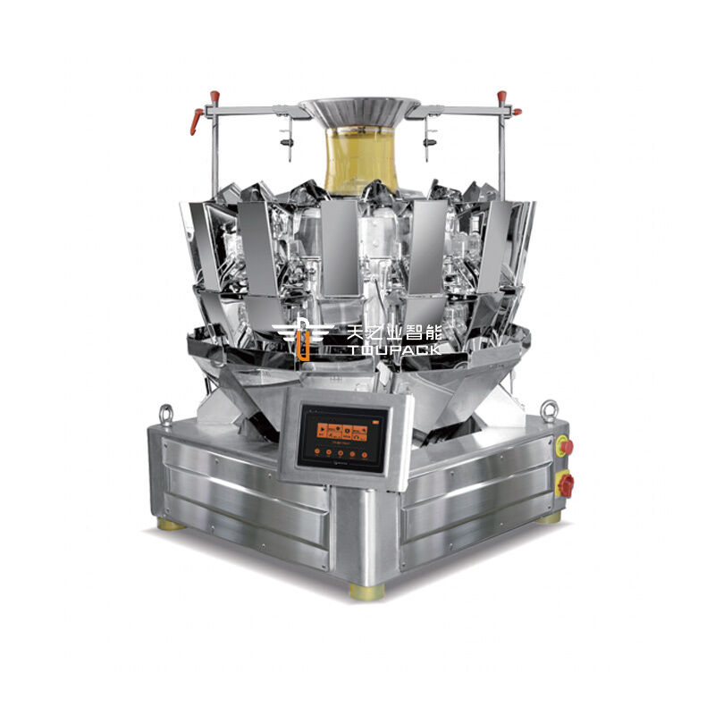 Yüksek hassasiyetli çiçek çok başlı tartıcı Tam otomatik baharat dikey şekil dolgu mühürleme makinesi (vffs) çok başlı tartıcı ile