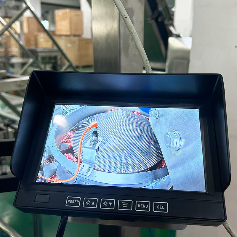 Gıda sınıfı Otomatik Doypack Bag Fries Tavuk karışımı salata tartma ve doldurma ambalaj makinesi Dondurulmuş deniz ürünleri ambalajlama makinesi