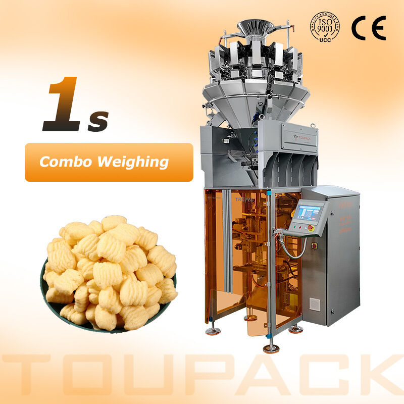 Çok Kafalı Terazili Yüksek Hızlı Dikey Form Doldurma Kapatma Makinesi (80-200 torba/dak)