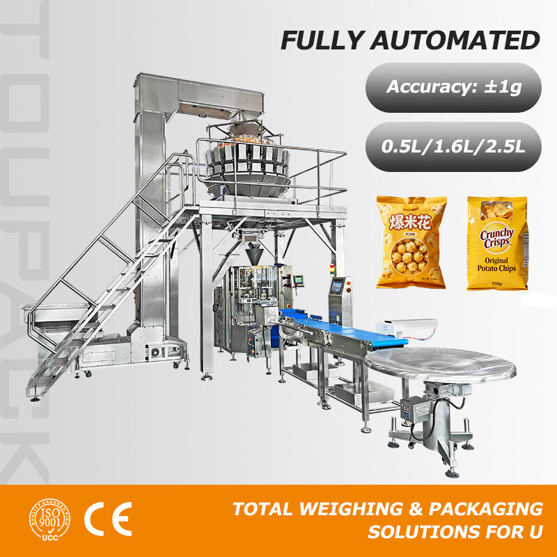 Yüksek Kaliteli Otomatik Ağlama Paketleme Üretim hattı 10-500g Vertikal Paketleme Makinesi Patates Chips Fındıklar Şişmiş Atıştırmalıklar Evcil hayvanları için yiyecek