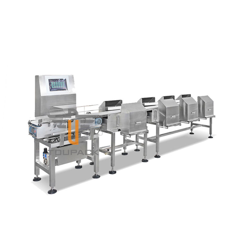 Deniz Ürünleri İçin Yüksek Hızlı 160Times / Min 1.000g Ağırlık Ayırma Makinesi