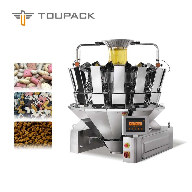 7 '' Renkli Dokunmatik Ekranlı MCU Sistemi 1.6L Aperatif Gıda Paketleme Makinesi