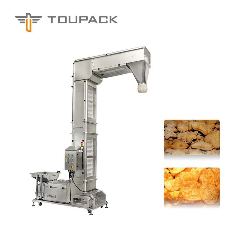 Snack Food için Isıya Dayanıklı 8m³ / H 3.6L Z Tipi Kovalı Asansör