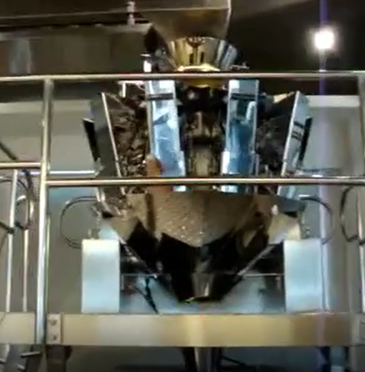 60BPM 10 Kafalı Çok Kafalı Snack Cips için Kantar 5L 2.5 L 1.6 L