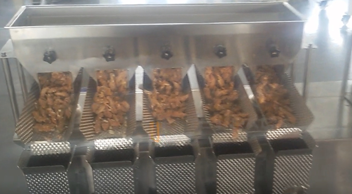MCU Kontrollü Çok Kafalı Pişmiş Et Dolum Fast Food 50 Torba / Dakika