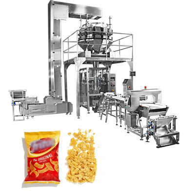 Gıda Sınıfı Şişe Kavanoz Otomatik Patlamış Mısır Atıştırmalıkları Dolum Paketleme Makinesi