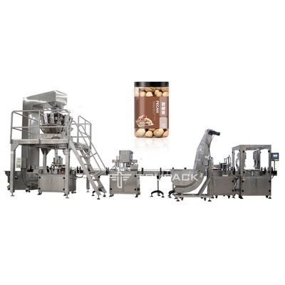 220V 50Hz PLC Kontrol İçecek Dolum Makinesi Paslanmaz Çelik Malzeme Can