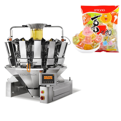 380V Bag In Bag Packaging Machine Multi Function Stand Up Gel Jelly Multihead Weigher Saç Doldurma