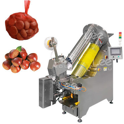 5kg Meyve ve Sebze Paketleme Makinesi Castanea Mollissima Otomatik Mesh Ağ Torbası Ağlama Sayım Ağı Kesme