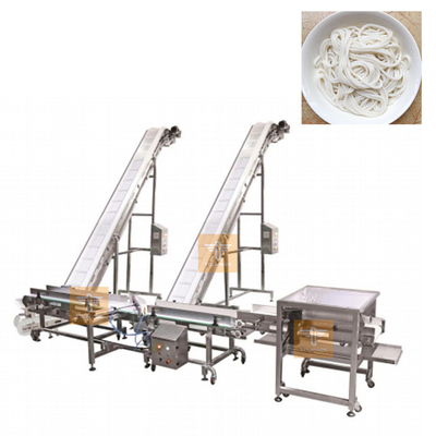 Pirinç Noodles için Otomatik Taşıma Sistemi Gıda Sınıfı Kemer Eğili Taşıyıcı