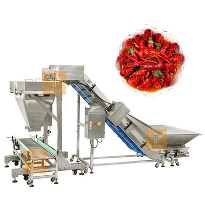 Yengeç Ağırlığı Tekrar Denetim Alım Sistemi Deniz ürünleri ağırlığını yeniden paketleme sistemi