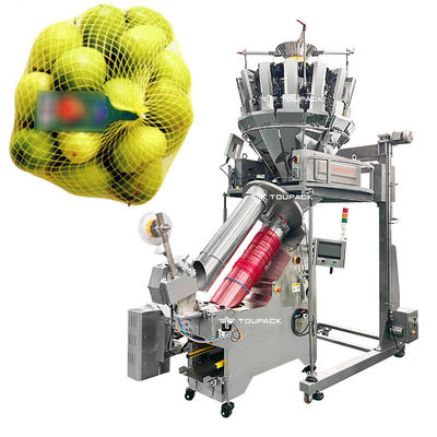 Tam Otomatik Soğan Ağı Çantası Paketleme hattı Sarımsak Ağı Çantası Kesme Makinesi