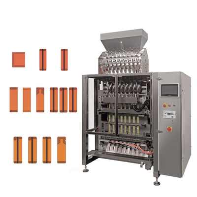 Otomatik multiline 4 taraflı mühürlü çuval protein tozu ambalaj doldurma makinesi poşet kolajen tozu makinesi