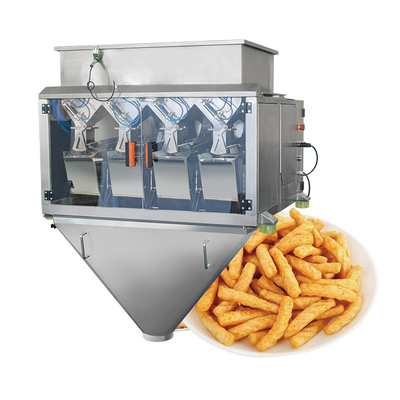 Küçük Ağırlık 2/4/8 Baş Doğrusal tartıcı Tohumlar Pirinç Fasulyesi Pellet Ağırlık Doldurma tartıcı Paketleme Makinesi Ekipmanı
