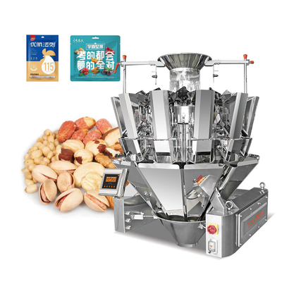 Otomatik Kahve Biberleri Tohumları Granule Stand Up Pocket Premade Bag Doypack Doldurma Multihead Ağırlatma Paketleme Makinesi