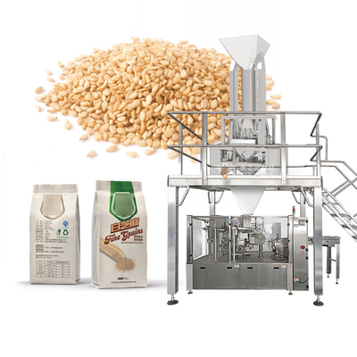Otomatik Tahıl Granül Doldurma Makinesi 1kg 2kg 5kg Doğrusal Ağırlık Ambalaj Makinesi