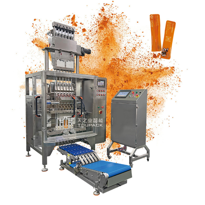Otomatik Çok Şeritli Toz Saşe Paketleme Makinesi 1g-30g