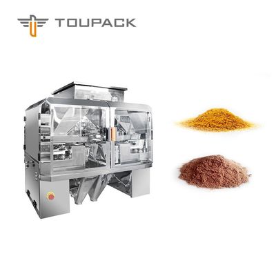 CE Sertifikalı 70 torba / Min Süt Tozu Paketleme Makinesi Çok Kafalı