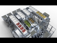 Kurutulmuş meyve 4 in 1 Karışık ürünler Çok başlı Ağırlıklı paketleme makinesi