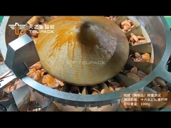 Turşu gıda yapışkan Tavuk kanatları ve tavuk bifteği vida çok başlı tartıcı